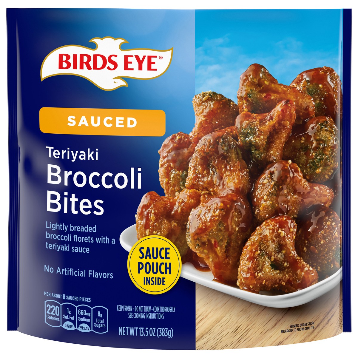 slide 10 of 10, Birds Eye Sauced Teriyaki Broccoli Bites, 13.5 oz