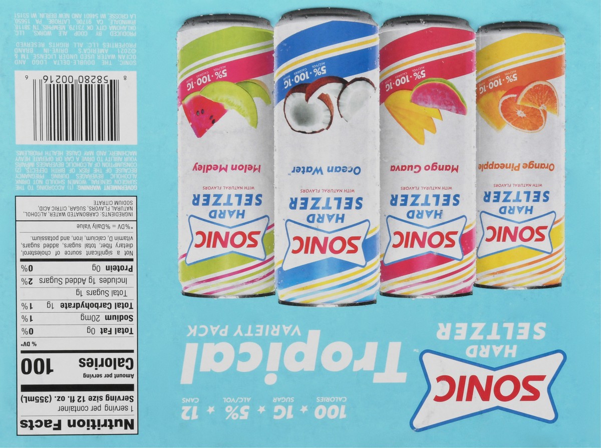 slide 10 of 14, Sonic Tropical Variety, 12 fl oz