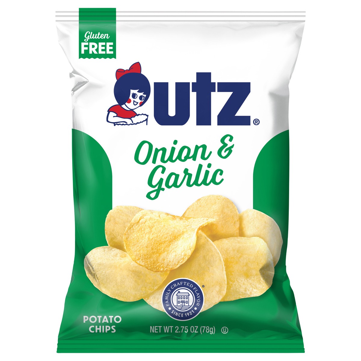 slide 1 of 7, Utz Utz Onion & Garlic Potato Chips - 2.75 oz, 2.75 oz