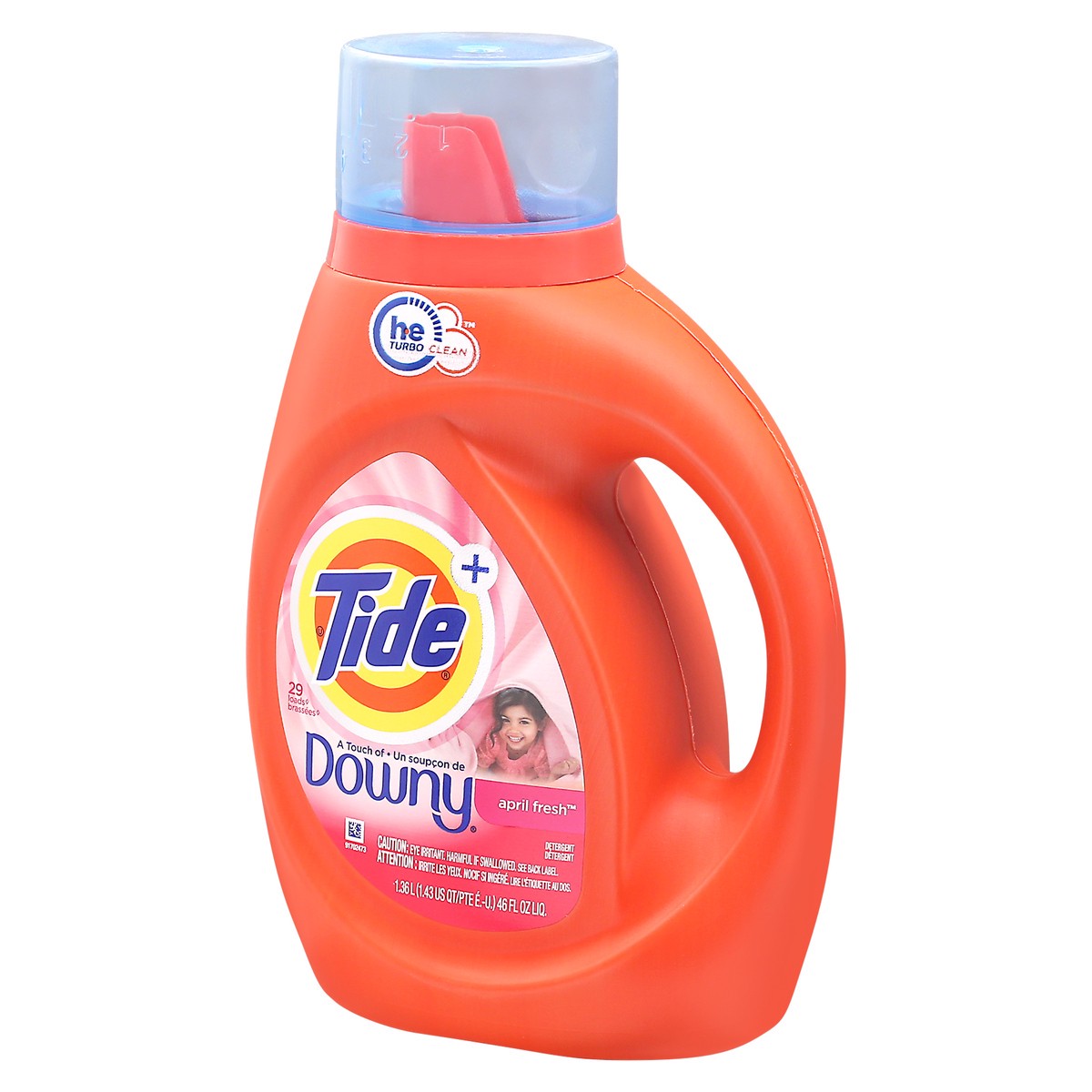 slide 2 of 13, Tide + Downy April Fresh Detergent 46 fl oz, 46 fl oz