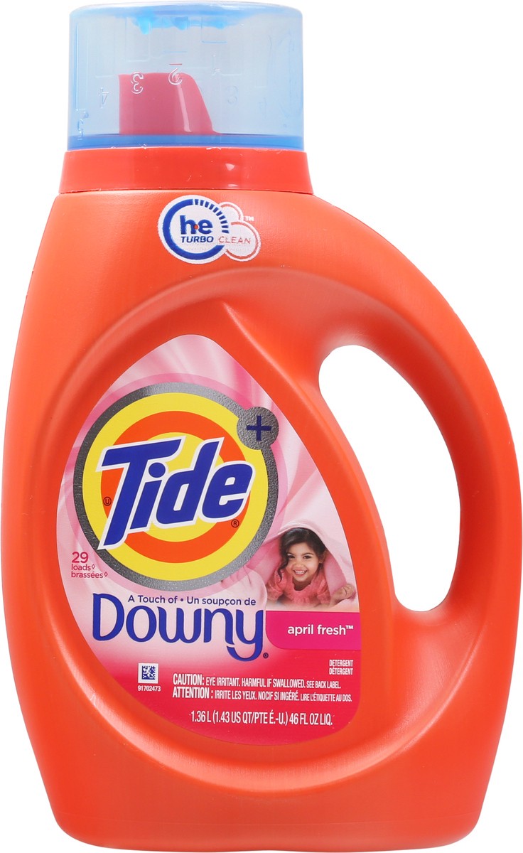 slide 4 of 13, Tide + Downy April Fresh Detergent 46 fl oz, 46 fl oz