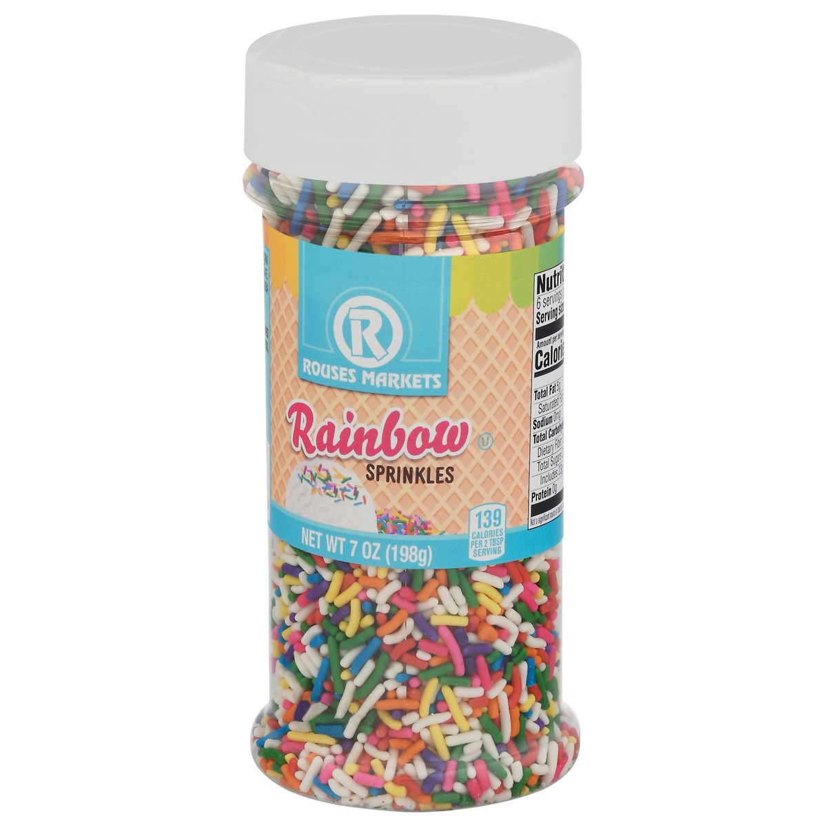 slide 8 of 13, Rouses Markets Rainbow Sprinkles 7 oz, 7 oz