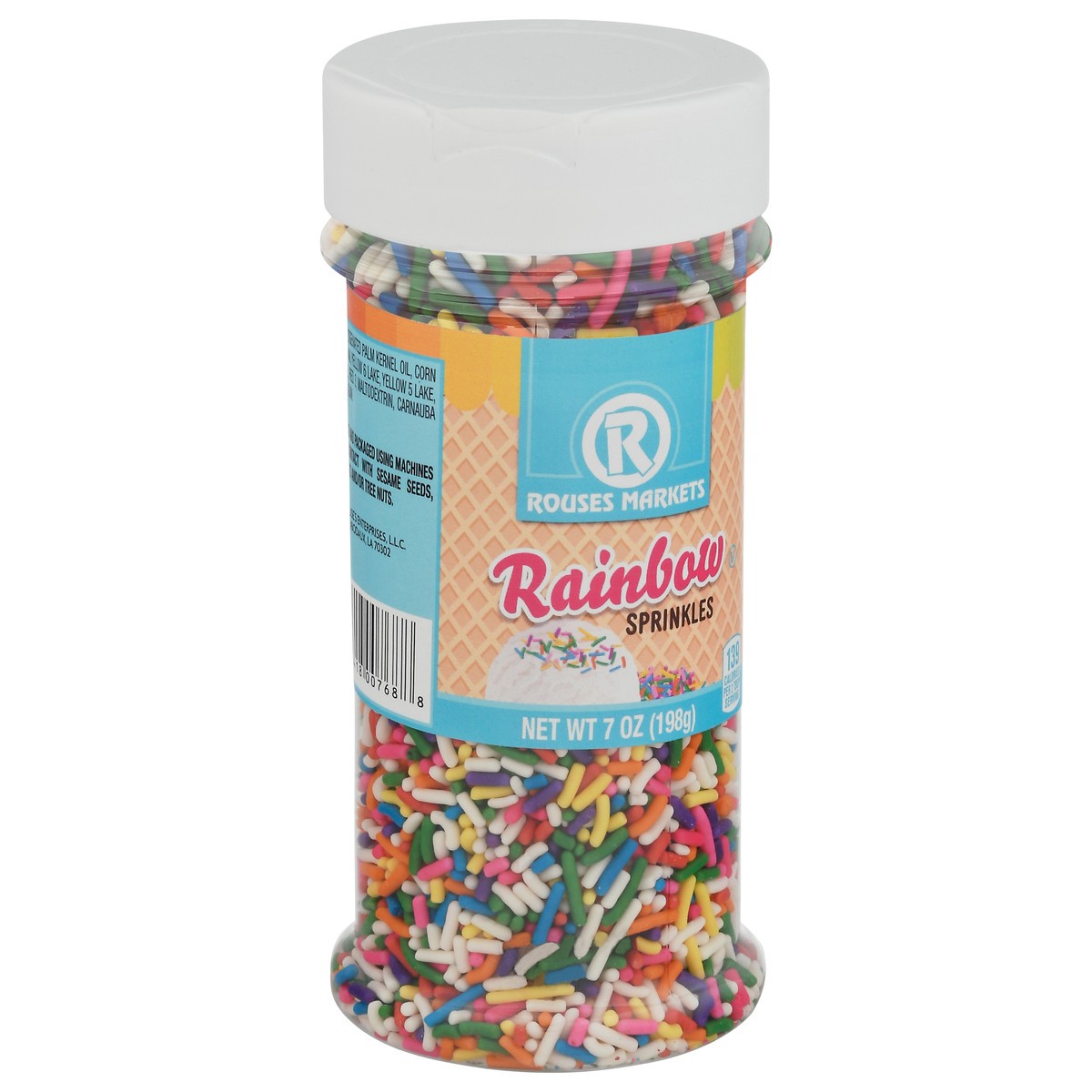 slide 13 of 13, Rouses Markets Rainbow Sprinkles 7 oz, 7 oz