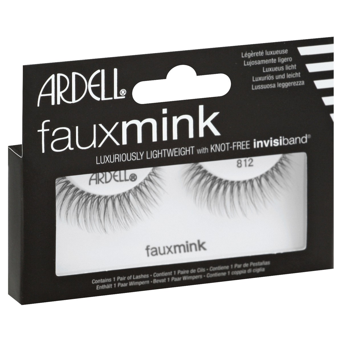 slide 2 of 8, Ardell Faux Mink 812 Lashes - 2 Count, 1 ct