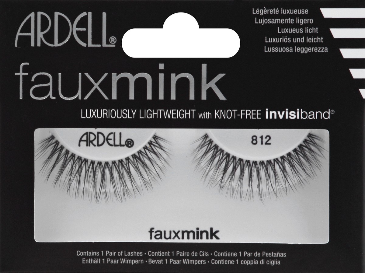 slide 7 of 8, Ardell Faux Mink 812 Lashes - 2 Count, 1 ct