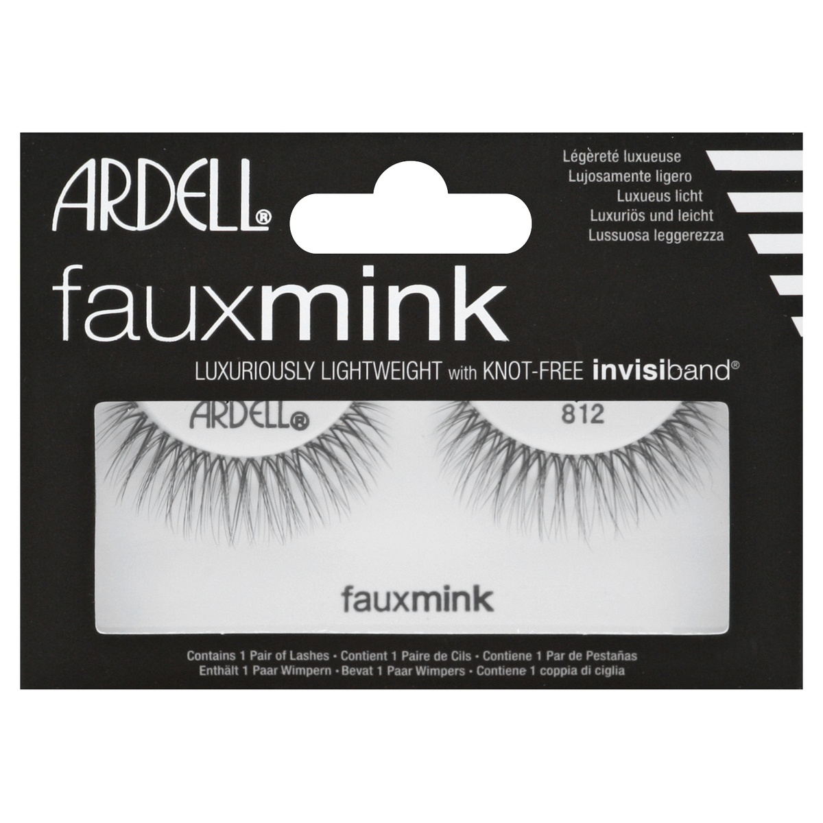 slide 1 of 8, Ardell Faux Mink 812 Lashes - 2 Count, 1 ct