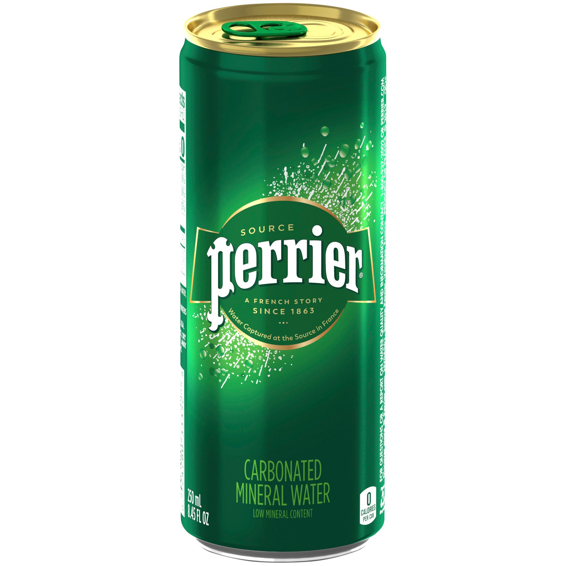 slide 4 of 10, PERRIER Lime Flavored Carbonated Mineral Water - 8.45 oz, 8.45 oz