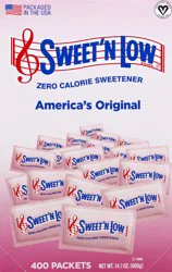 Sweet ''N Low Zero Calorie Sweetener 400 ea