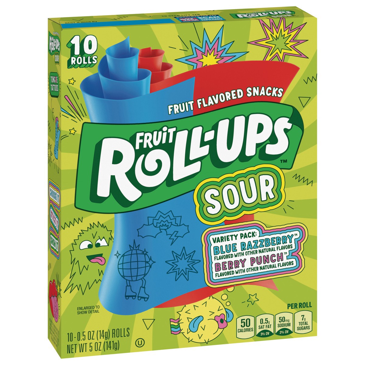 slide 4 of 14, Betty Crocker Fruit Rollups Sour, 5 oz