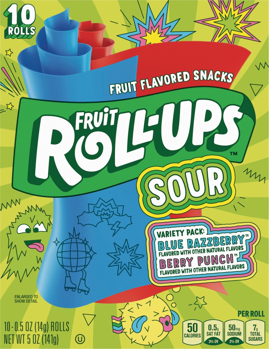 slide 3 of 14, Betty Crocker Fruit Rollups Sour, 5 oz