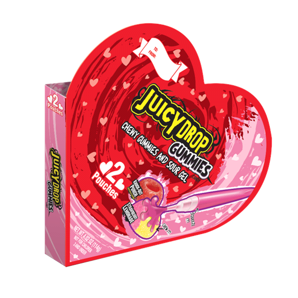 slide 1 of 1, Juicy Drop Gummies Heart, 4.02 oz