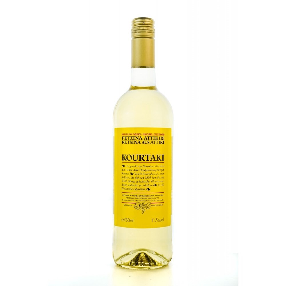 slide 1 of 1, Kourtaki Retsina, 25.4 fl oz