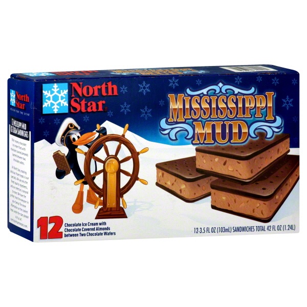 North Star Mississippi Mud Ice Cream Sandwiches 12 ct Shipt