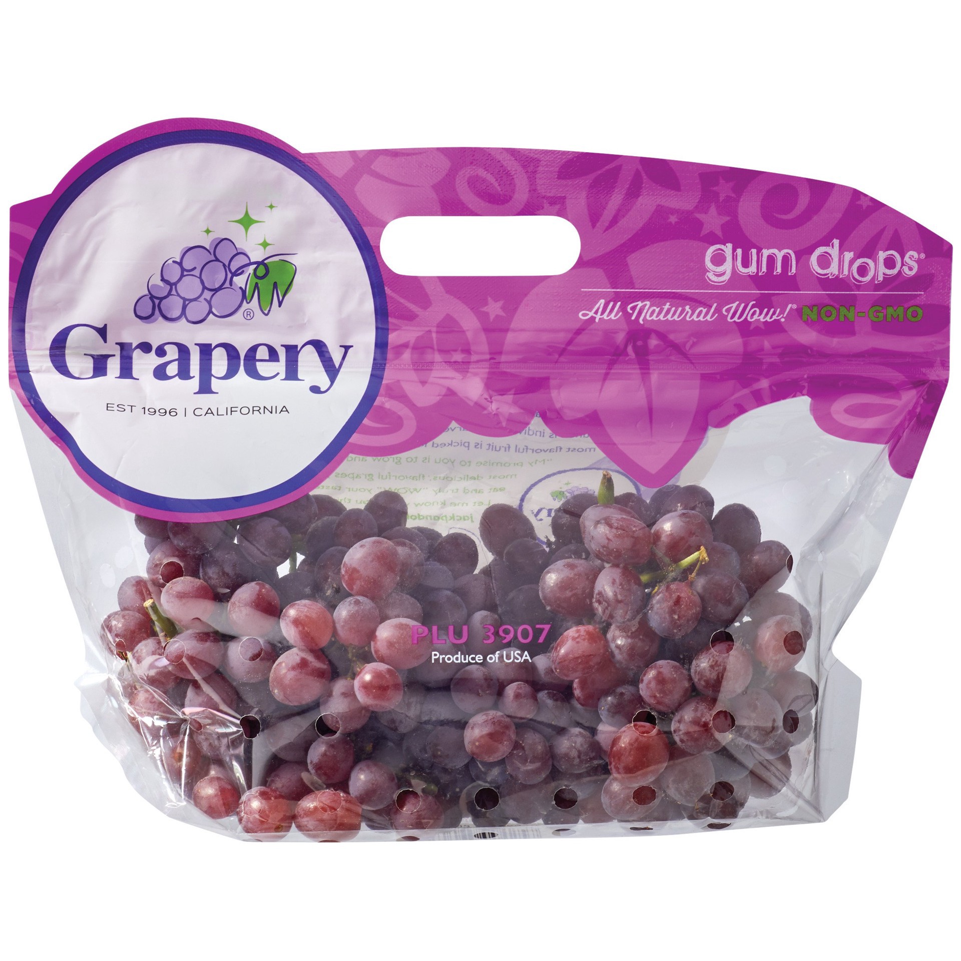 slide 1 of 1, Gum Drop Grapes, per lb