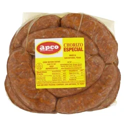 Apco Pork Chorizo Sausage Links Especial