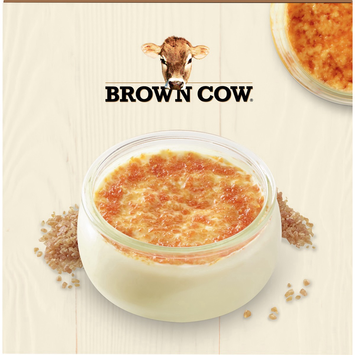 slide 10 of 19, Brown Cow Classic Creme Brulee 2-3.28 oz. Pots, 6.56 oz