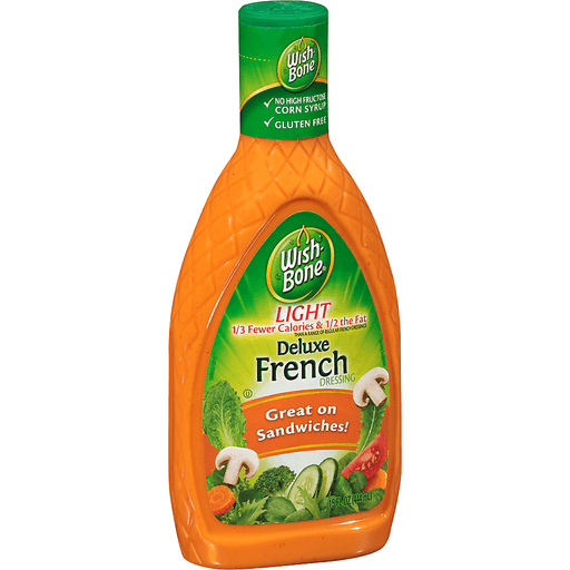 slide 9 of 13, Wish-Bone Light Creamy French Dressing 15 fl oz, 15 fl oz