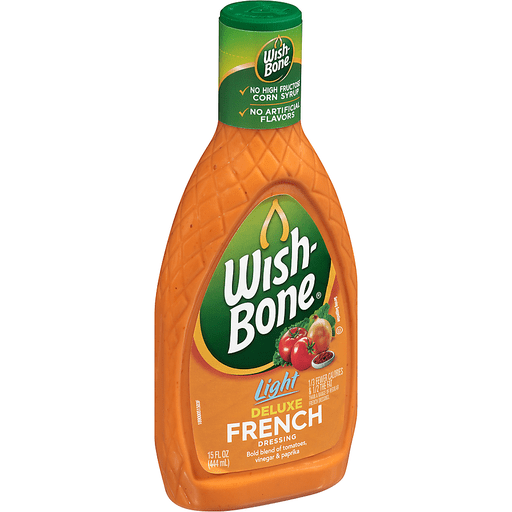 slide 7 of 13, Wish-Bone Light Creamy French Dressing 15 fl oz, 15 fl oz