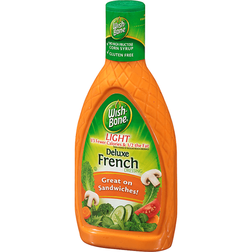 slide 12 of 13, Wish-Bone Light Creamy French Dressing 15 fl oz, 15 fl oz