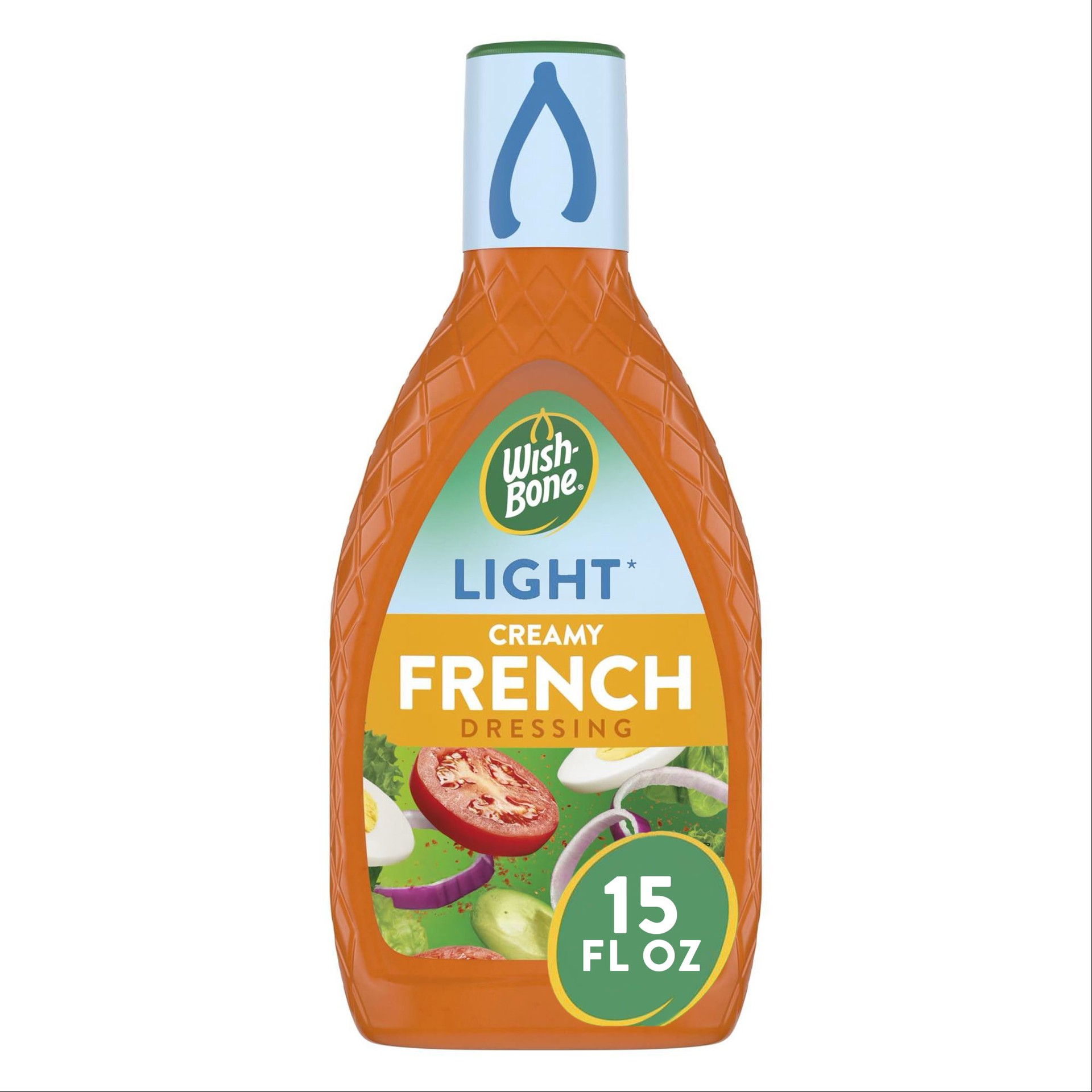 slide 1 of 13, Wish-Bone Light Creamy French Salad Dressing, 15 fl. oz., 15 fl oz