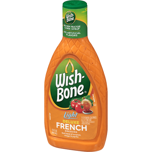 slide 13 of 13, Wish-Bone Light Creamy French Dressing 15 fl oz, 15 fl oz