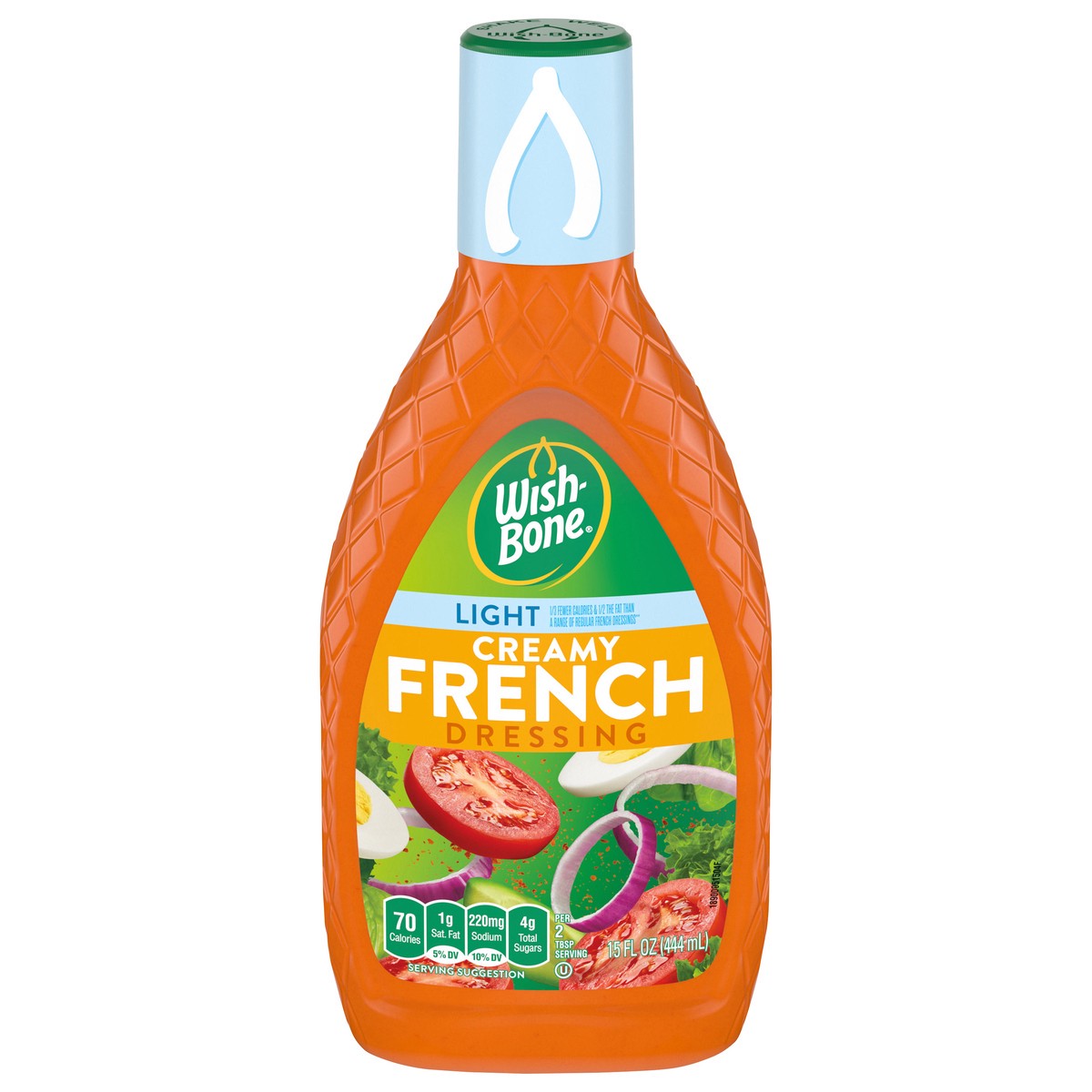 slide 1 of 13, Wish-Bone Light Creamy French Dressing 15 fl oz, 15 fl oz