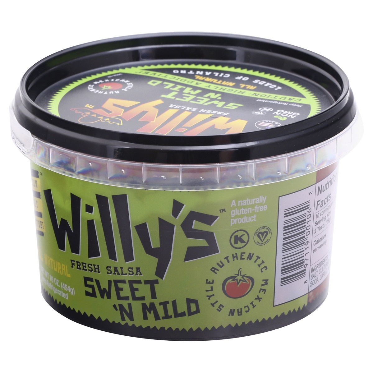 slide 3 of 11, Willy's Fresh Salsa Sweet 'N Mild, 16 oz