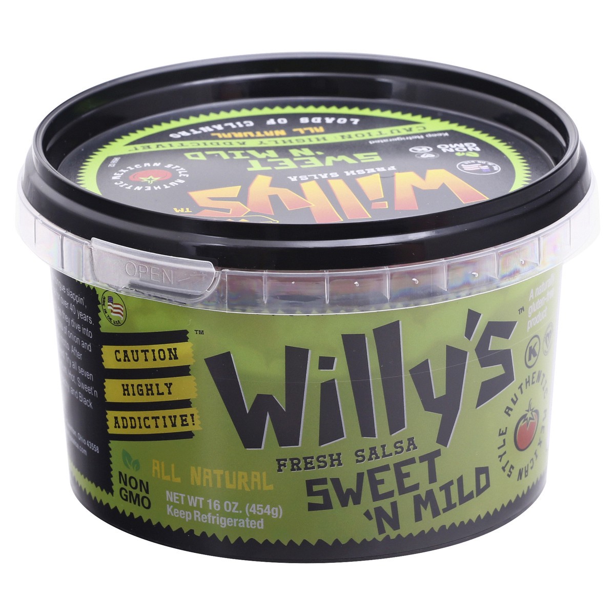 slide 7 of 12, Willy's Sweet 'N Mild Salsa 16 oz, 16 oz