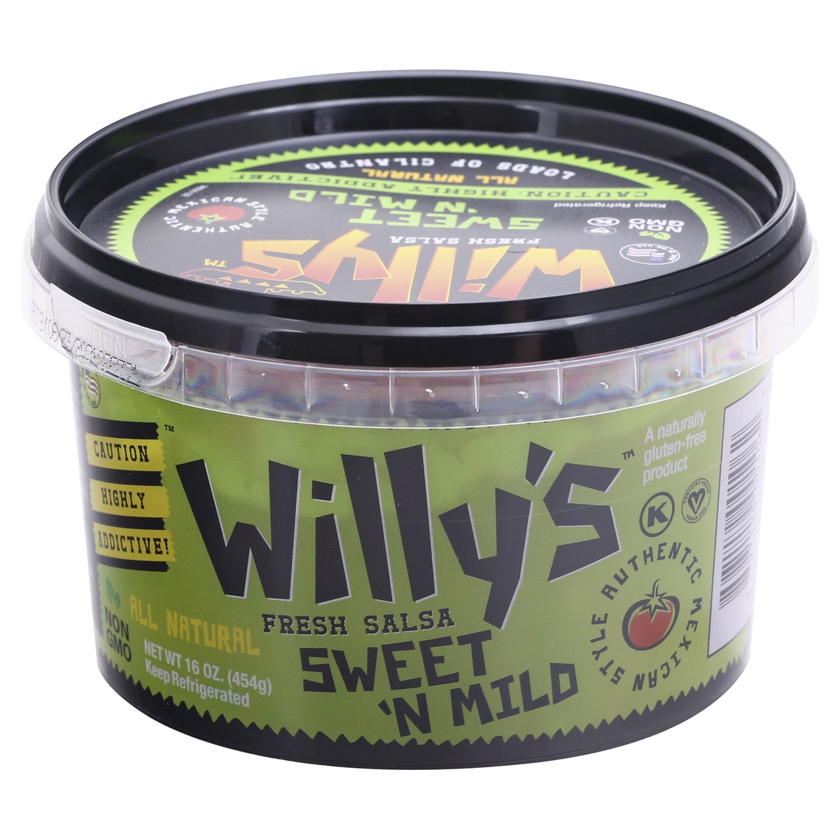 slide 11 of 11, Willy's Fresh Salsa Sweet 'N Mild, 16 oz