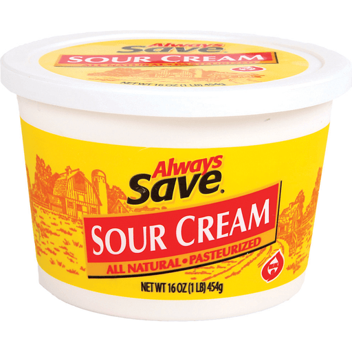 slide 1 of 1, Always Save Cultured Sour Cream, 16 oz