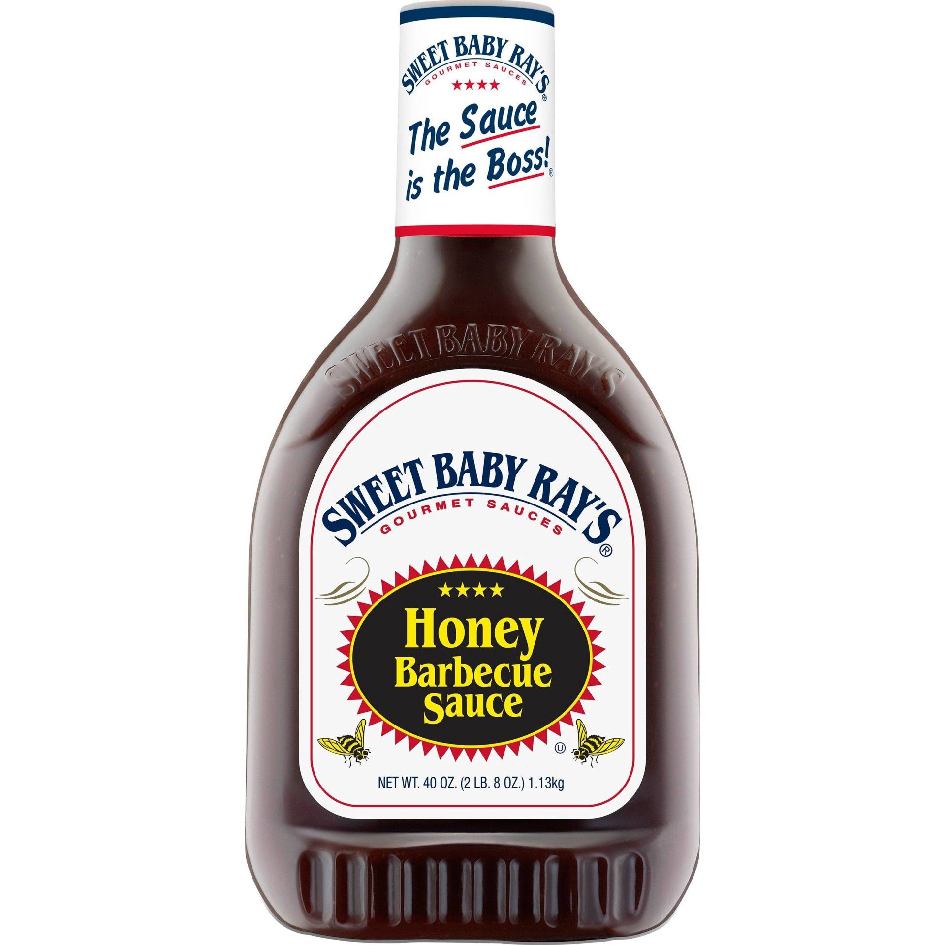 slide 1 of 4, Sweet Baby Ray's Honey Barbecue Sauce - 40oz, 40 oz