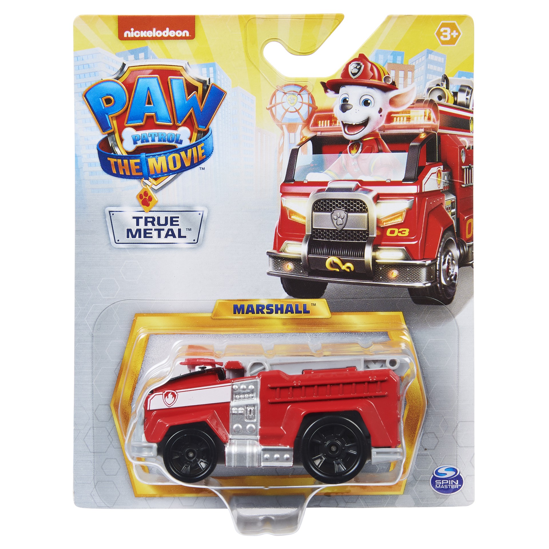 slide 1 of 5, Spin Master Paw Patrol: The Movie True Metal Marshall Die-Cast Vehicle, 1 ct
