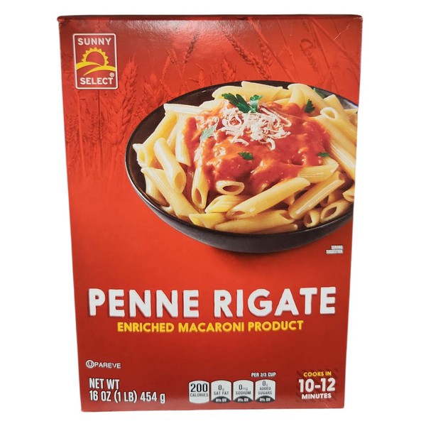 slide 1 of 1, Sunny Select, Pasta, Penne Rigate, 16 oz