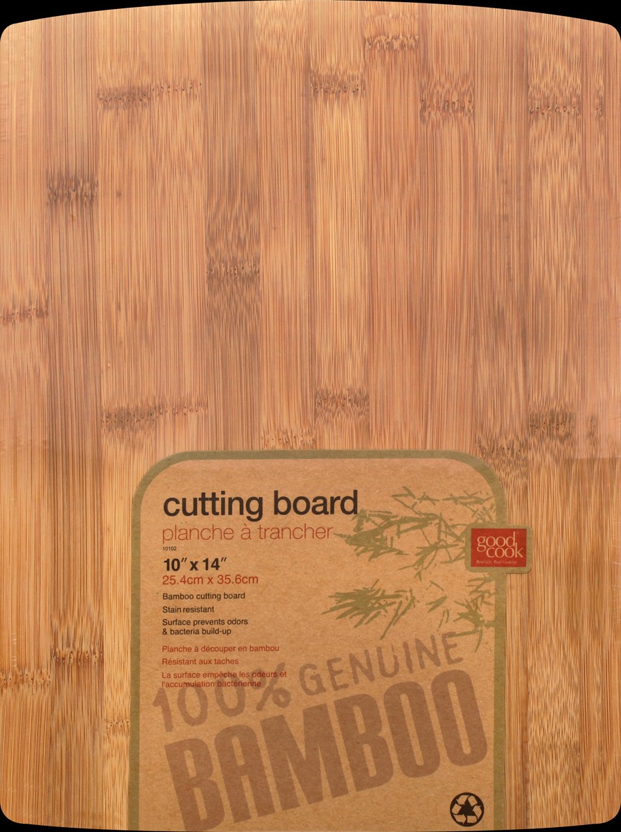 slide 3 of 4, Good Cook 10X14 Inch Bamboo Cutting Board, 1 ct