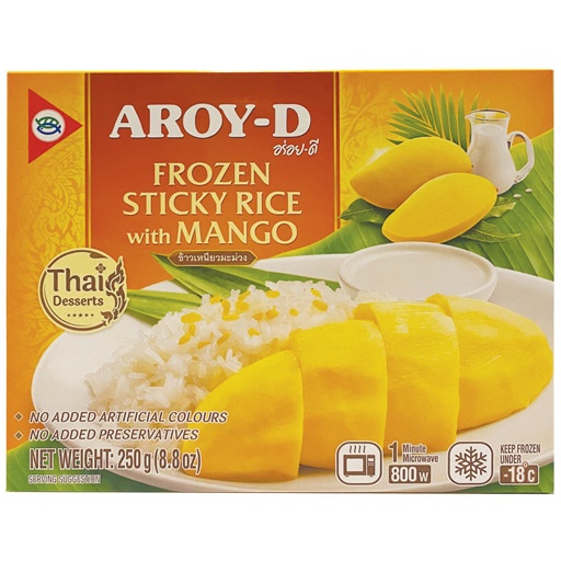 slide 1 of 1, Aroy-D Fz Sticky Rice W/Mango, 8.8 oz