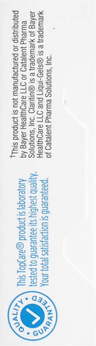slide 9 of 9, TopCare Health 10 mg Non-Drowsy Original Prescription Strength Allergy Relief 10 Liquid-Filled Capsules, 10 ct