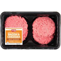 Weis Quality Bacon Cheddar Burgers