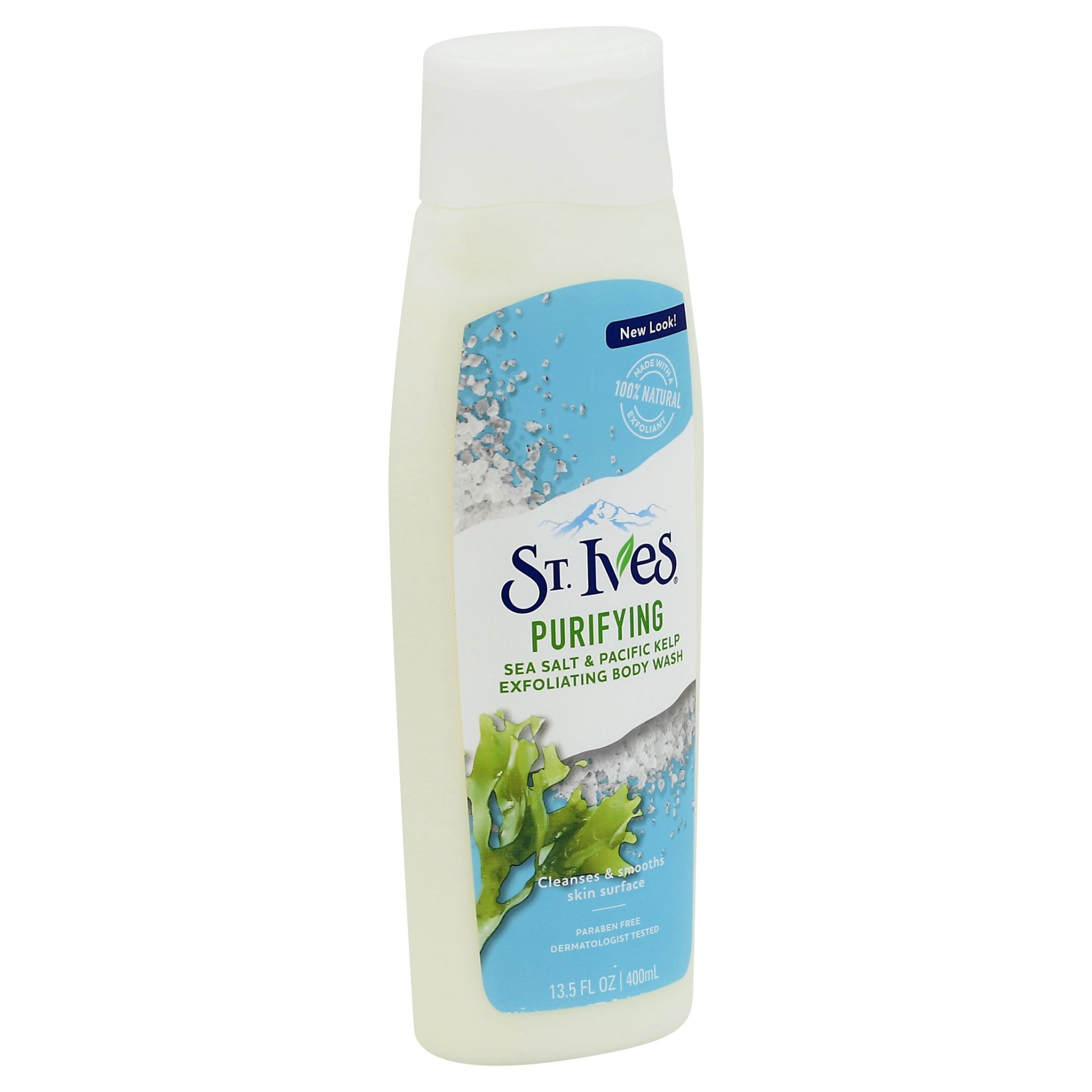 slide 1 of 2, St. Ives Purify Exfoliating Body Wash, 13.5 oz