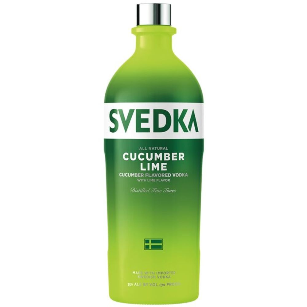 slide 1 of 2, SVEDKA Cucumber Lime Flavored Vodka, 1.75 liter