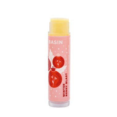 slide 1 of 1, Basin Winter Berry Blast Lip Balm, 0.8 oz
