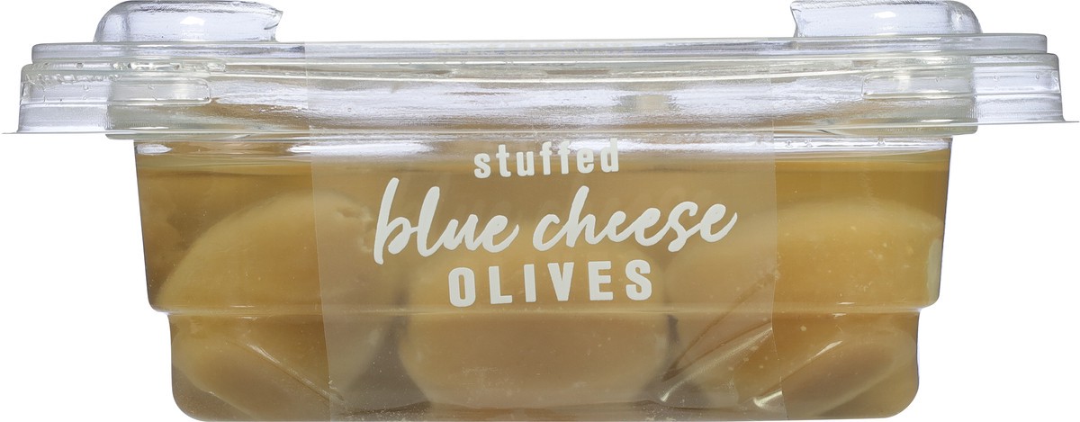 slide 13 of 14, DeLallo Stuffed Blue Cheese Olives, 7 oz