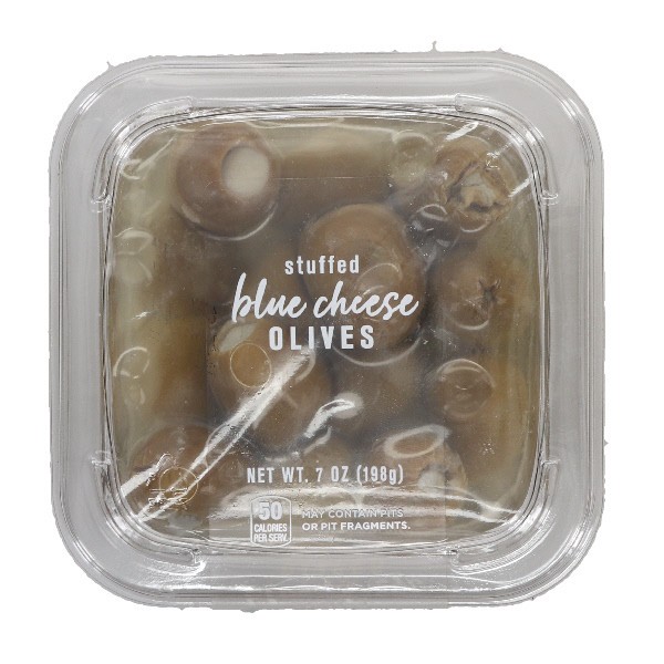 slide 1 of 14, DeLallo Stuffed Blue Cheese Olives, 7 oz