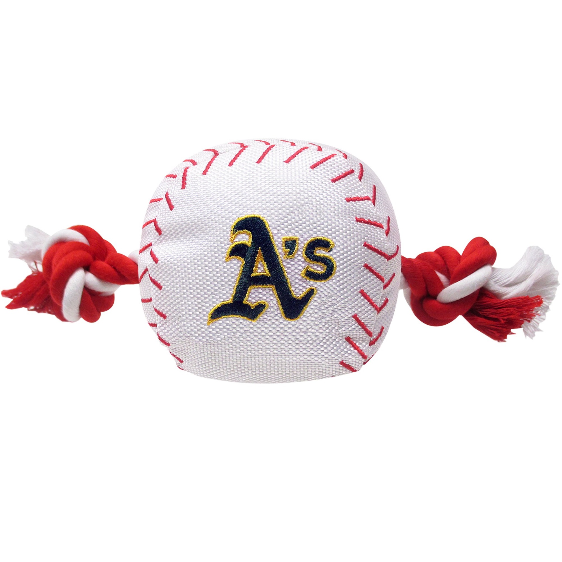 slide 1 of 1, Pets First MLB Oakland Athletics Baseball Toy, LG