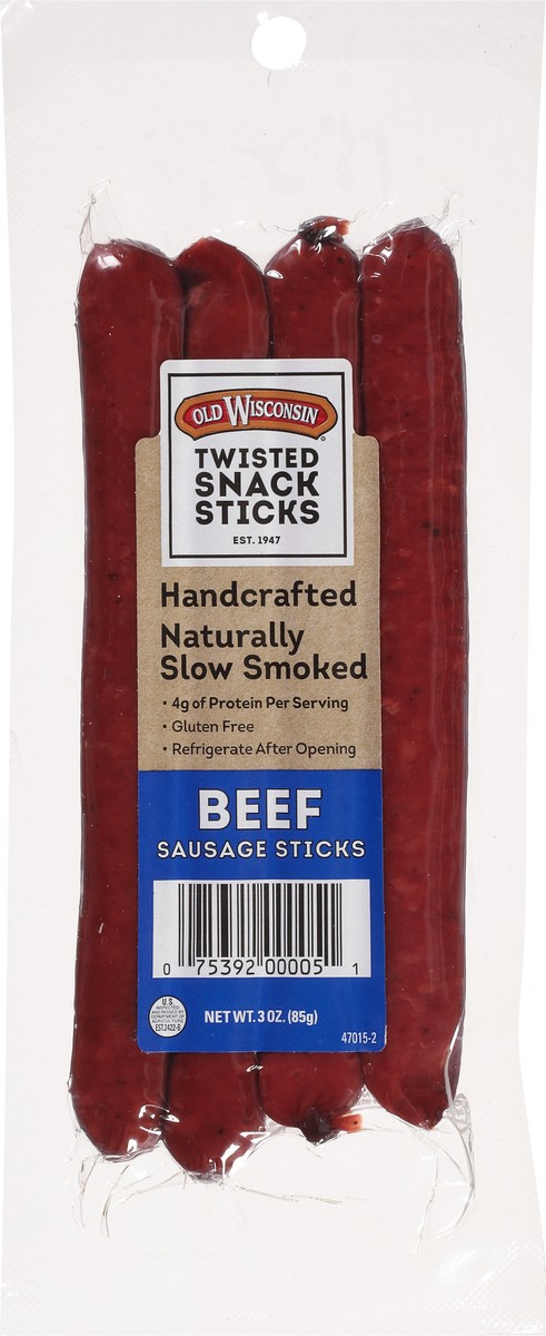 slide 7 of 9, Old Wisconsin Beef Sausage Sticks 3 oz, 3 oz