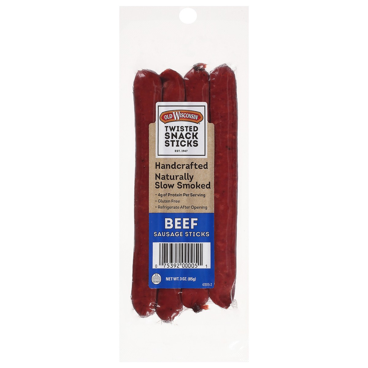 slide 9 of 9, Old Wisconsin Beef Sausage Sticks 3 oz, 3 oz