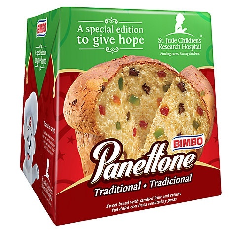 slide 1 of 1, Bimbo Panettone Holiday Fruit Fruitcake, 18 oz