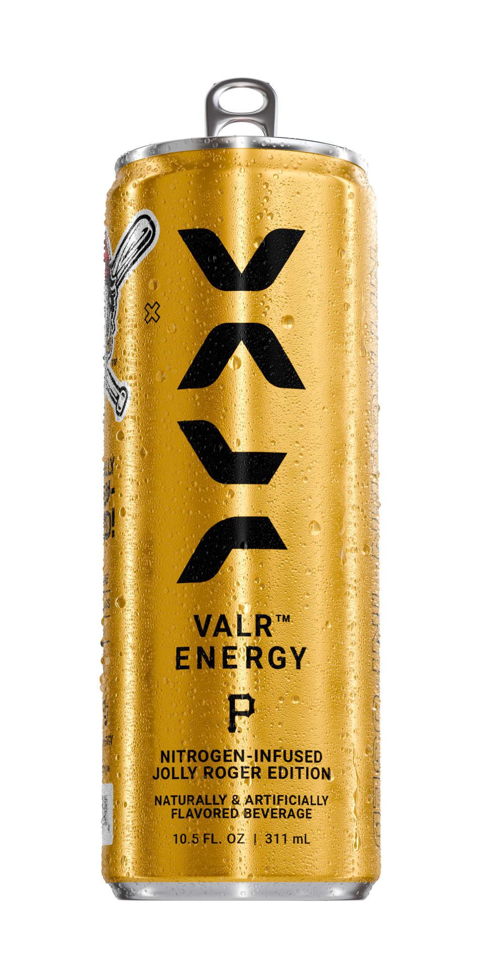 slide 1 of 4, Valr Energy Jolly Roger, 10.5 oz