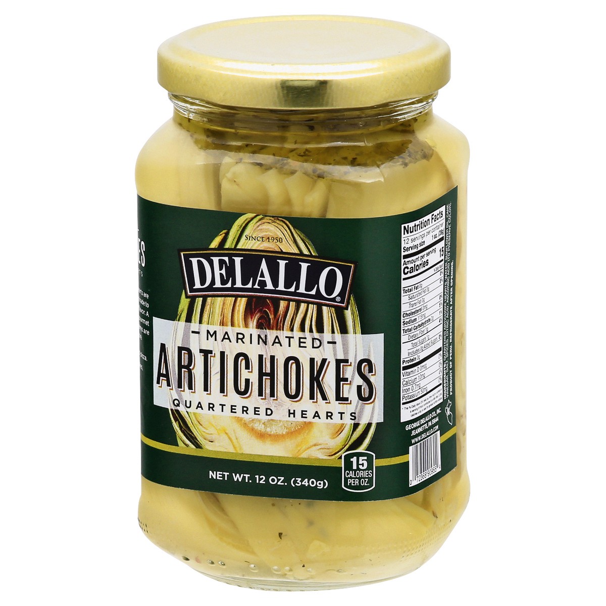 slide 8 of 10, DeLallo Marinate Artichoke Hearts 12Oz, 12 oz