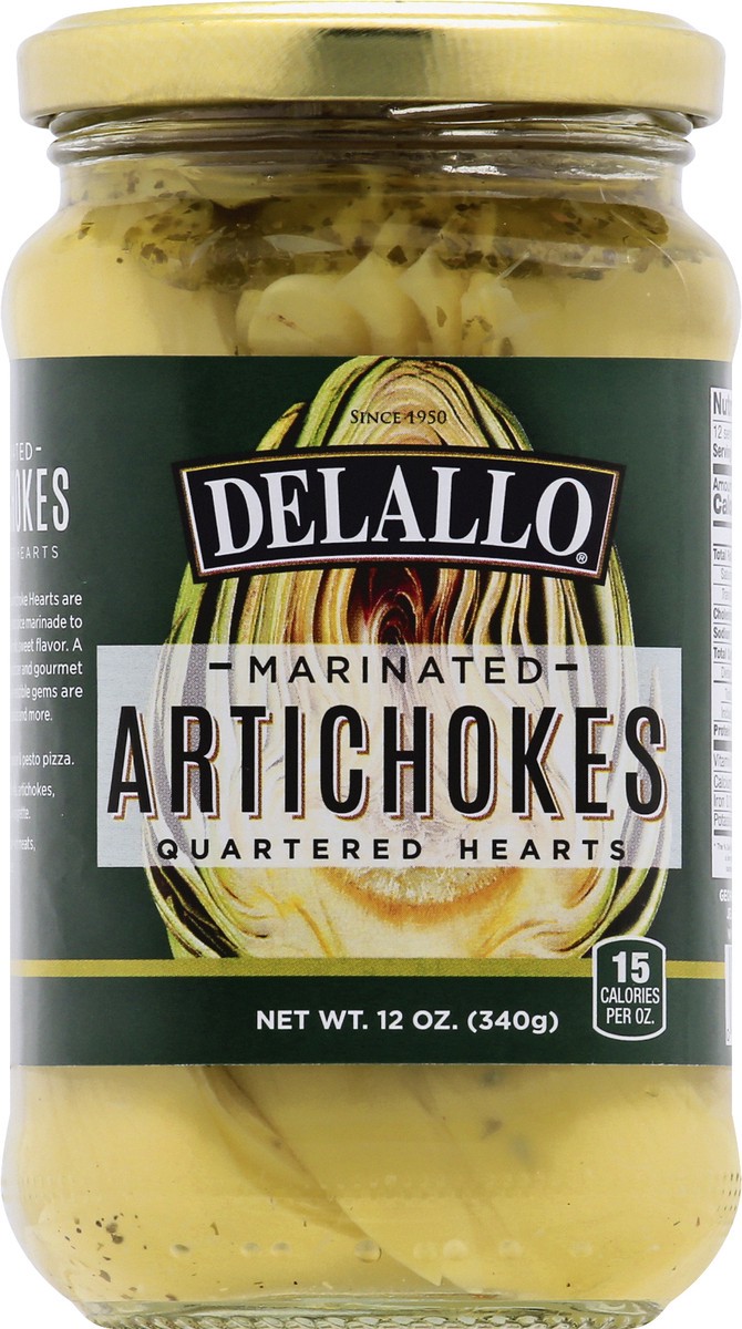 slide 2 of 10, DeLallo Marinate Artichoke Hearts 12Oz, 12 oz