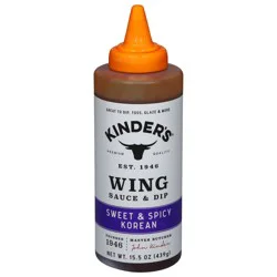 Kinder's Wing Sweet & Spicy Korean Sauce & Dip 15.5 oz